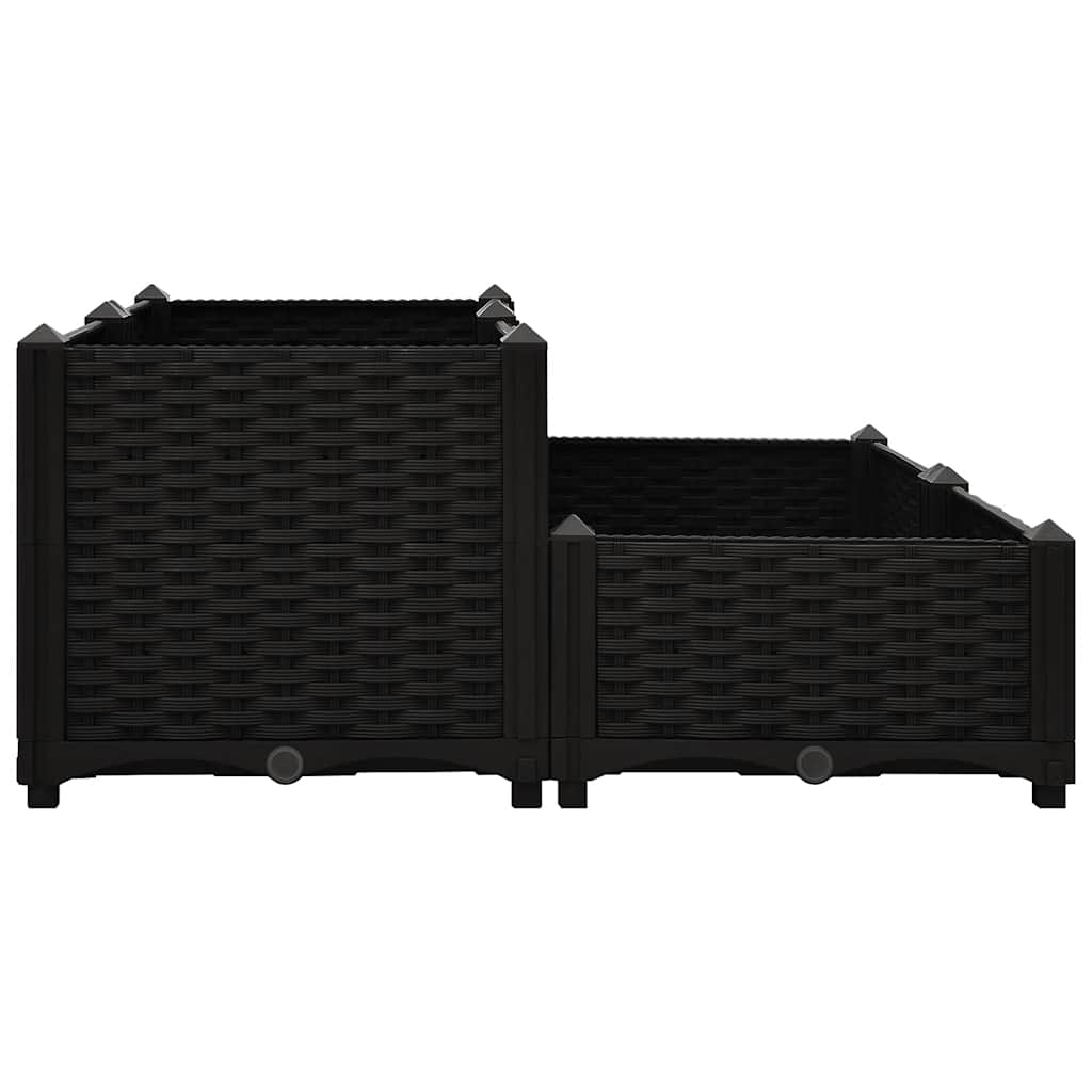 Raised Bed 80x80x38 cm Polypropylene