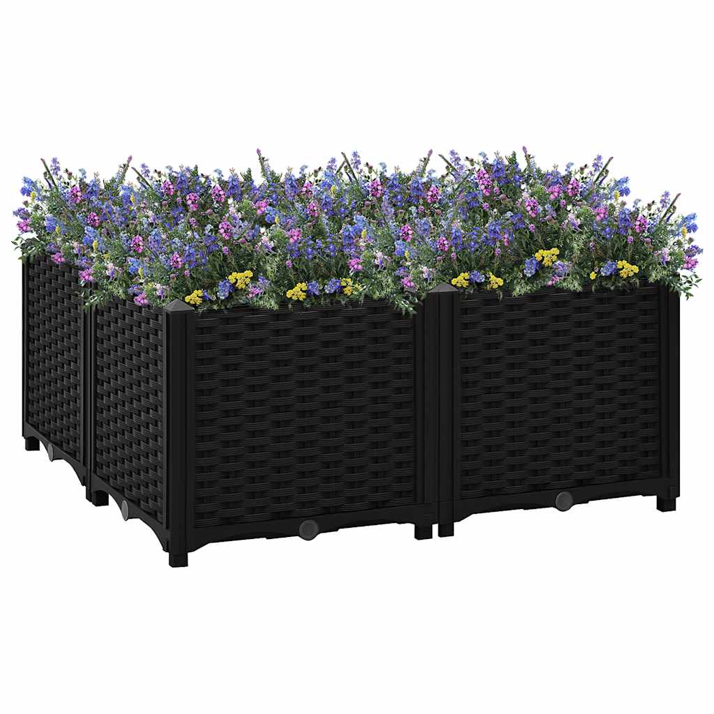 Raised Bed 80x80x38 cm Polypropylene
