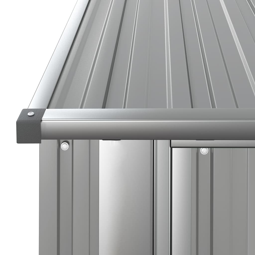 Garden Shed Grey 180.5x97x209.5 cm Galvanised Steel