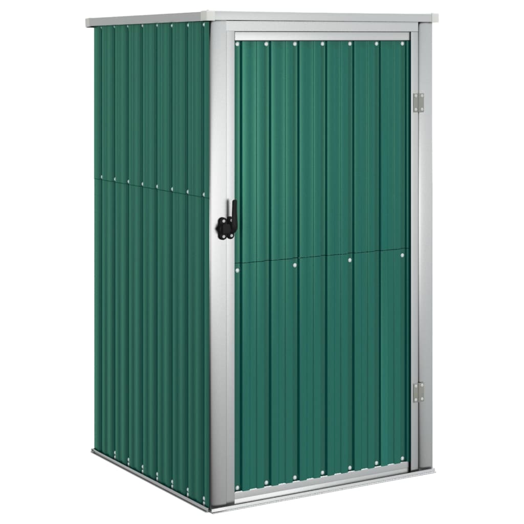 vidaXL Garden Tool Shed Green 88x89x161 cm Galvanised Steel