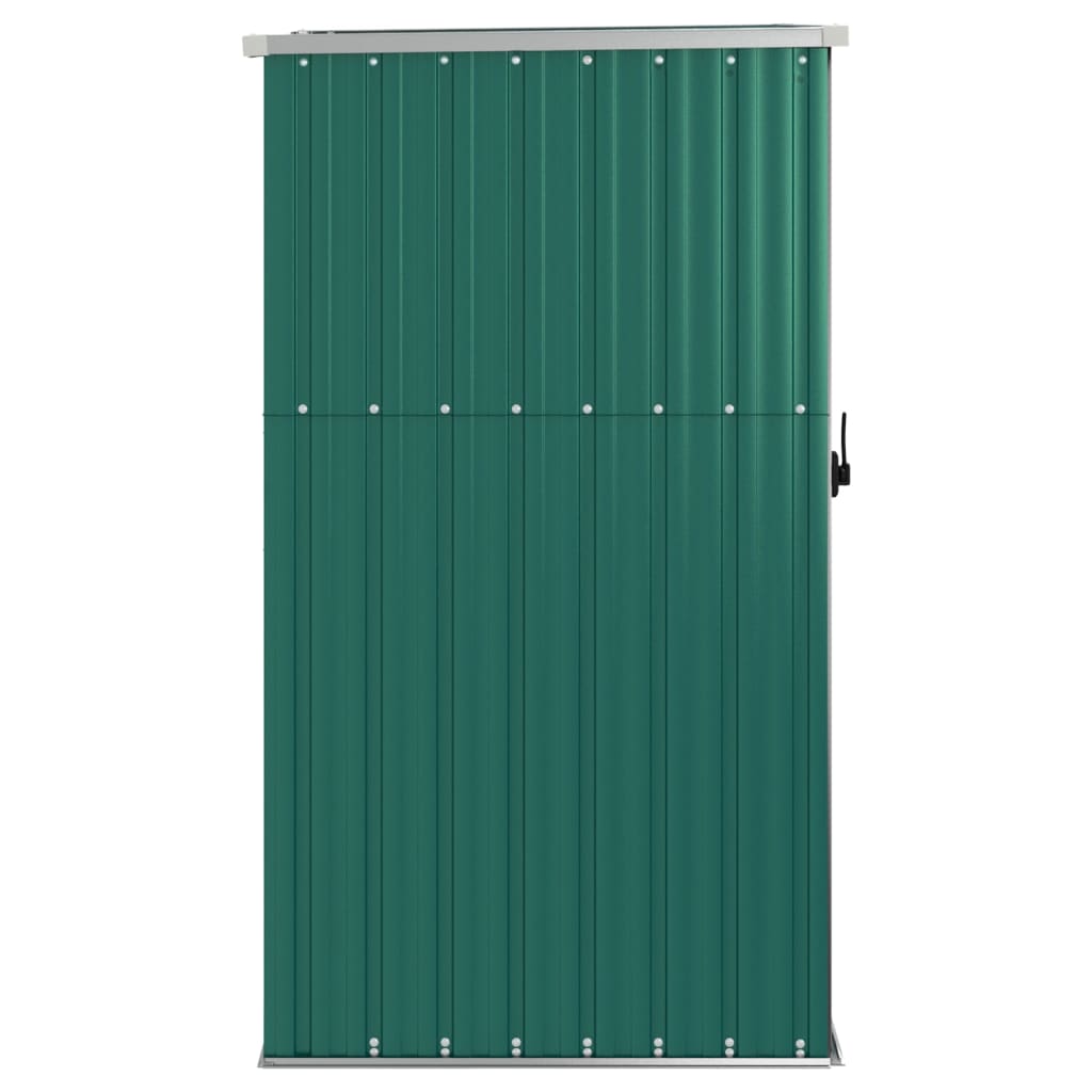 vidaXL Garden Tool Shed Green 88x89x161 cm Galvanised Steel