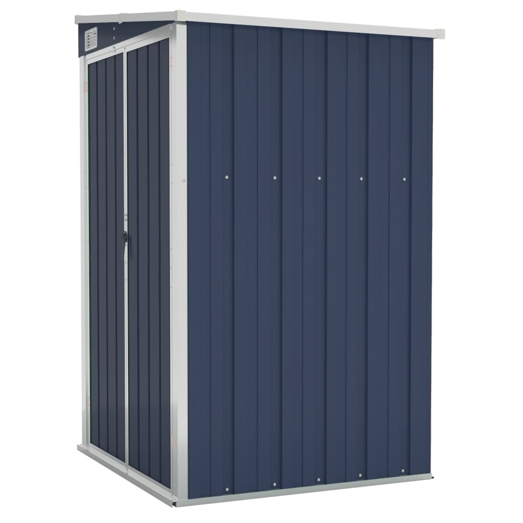 Wall-mounted Garden Shed Anthracite 118x100x178 cm Steel