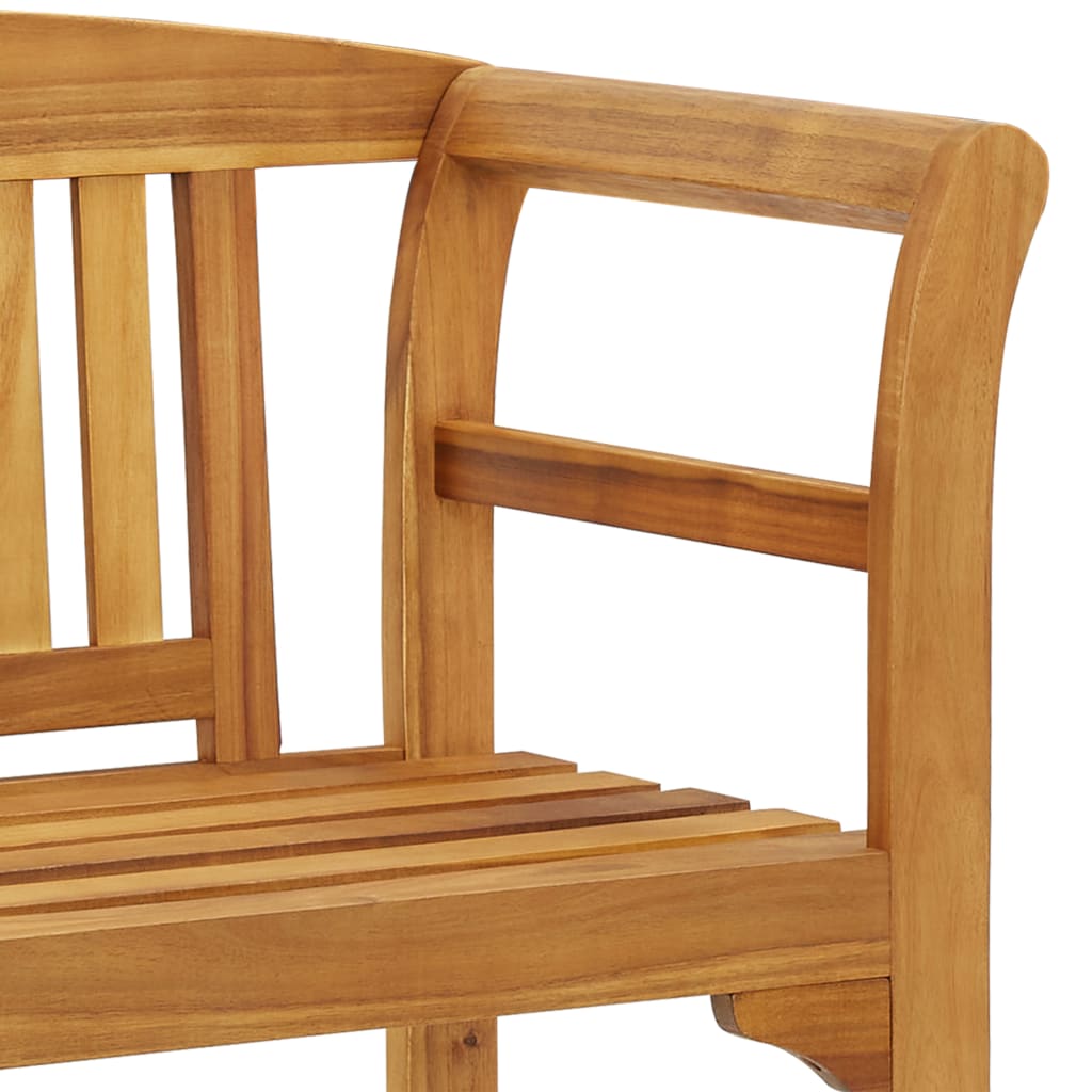 vidaXL Garden Bench 114 cm Solid Acacia Wood