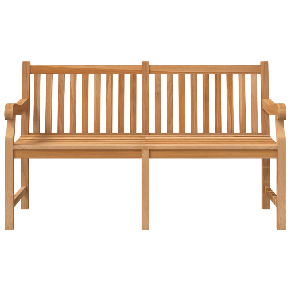 vidaXL Garden Bench 150 cm Solid Teak Wood