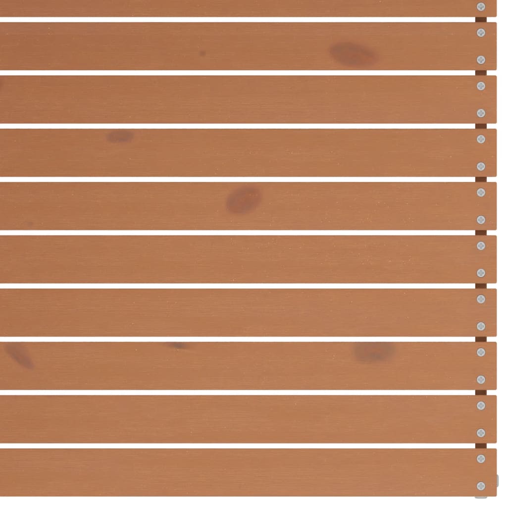 6 Piece Garden Lounge Set Honey Brown Solid Pinewood