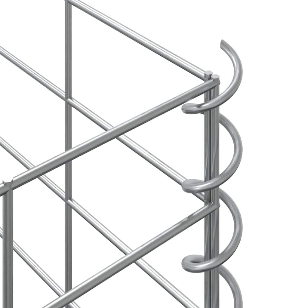 Gabion Raised Beds 3 pcs 30x30x50 cm Iron