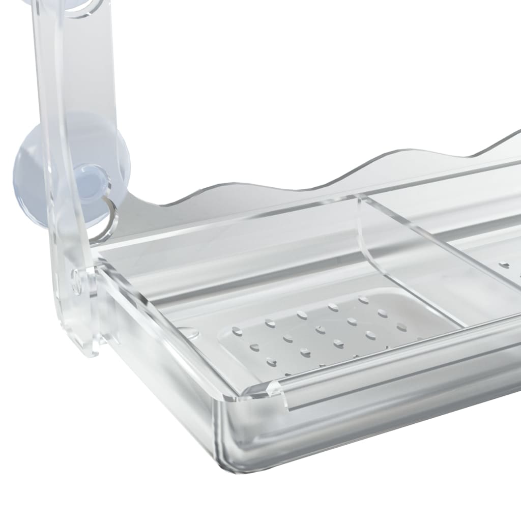 vidaXL Window Bird Feeders 2 pcs Acrylic 30x12x15 cm