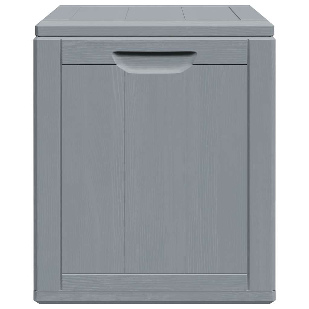 Garden Storage Box 90L Grey PP Wood Look