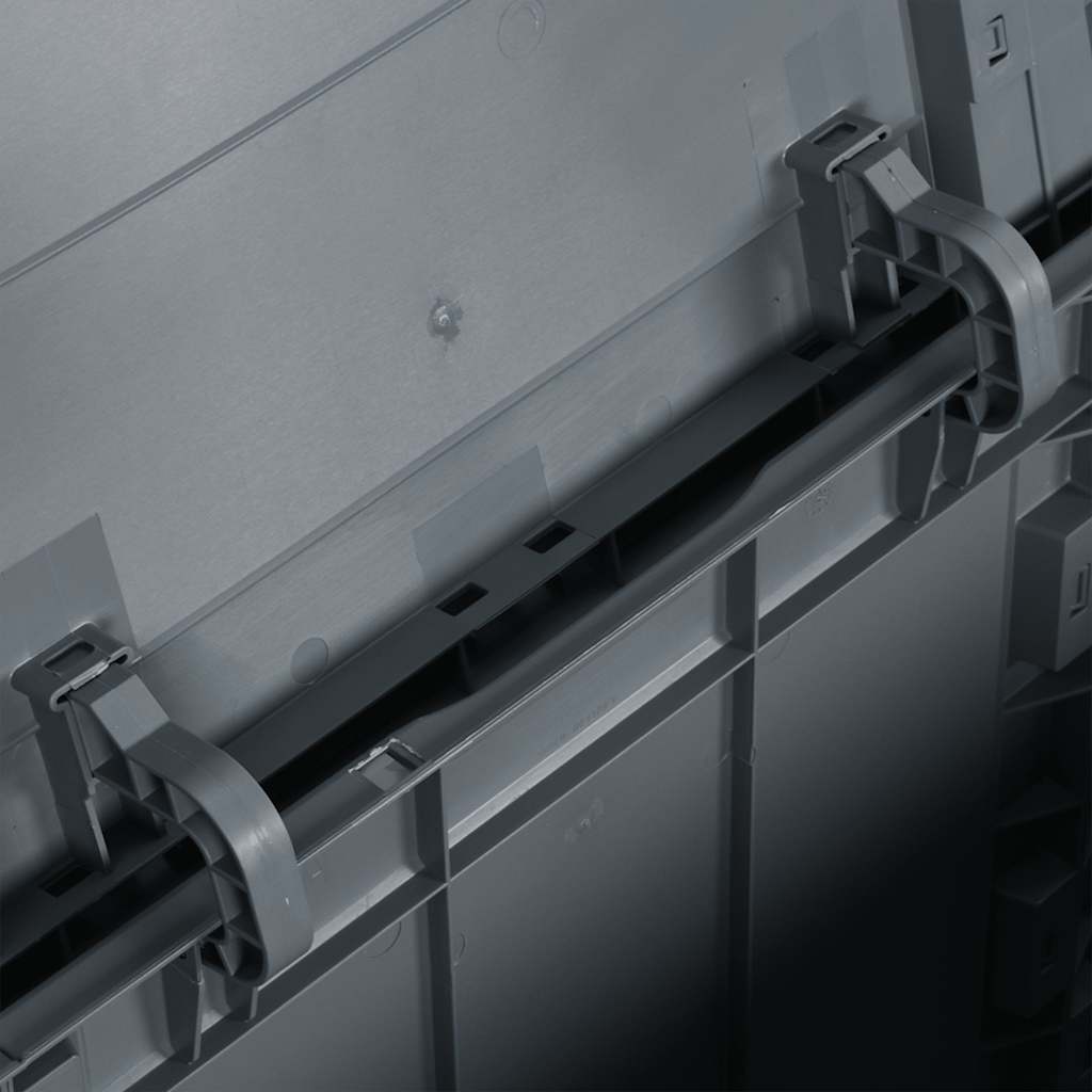 Garden Storage Box 90L Grey PP Wood Look