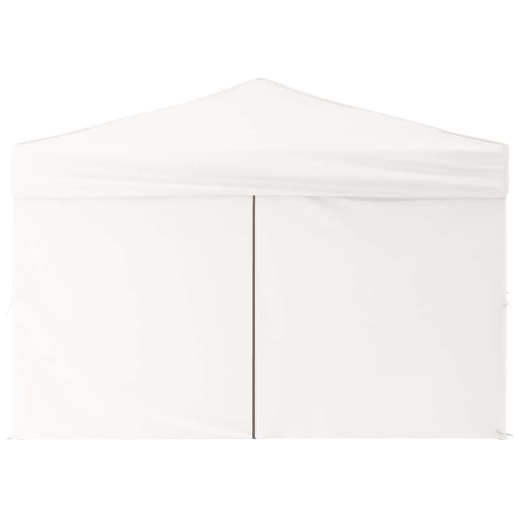 Folding Party Tent with Sidewalls White 3x3 m