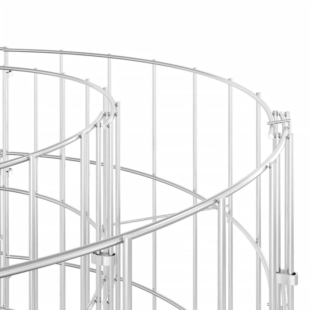 Gabion Raised Bed Galvanised Iron 500x100x100 cm