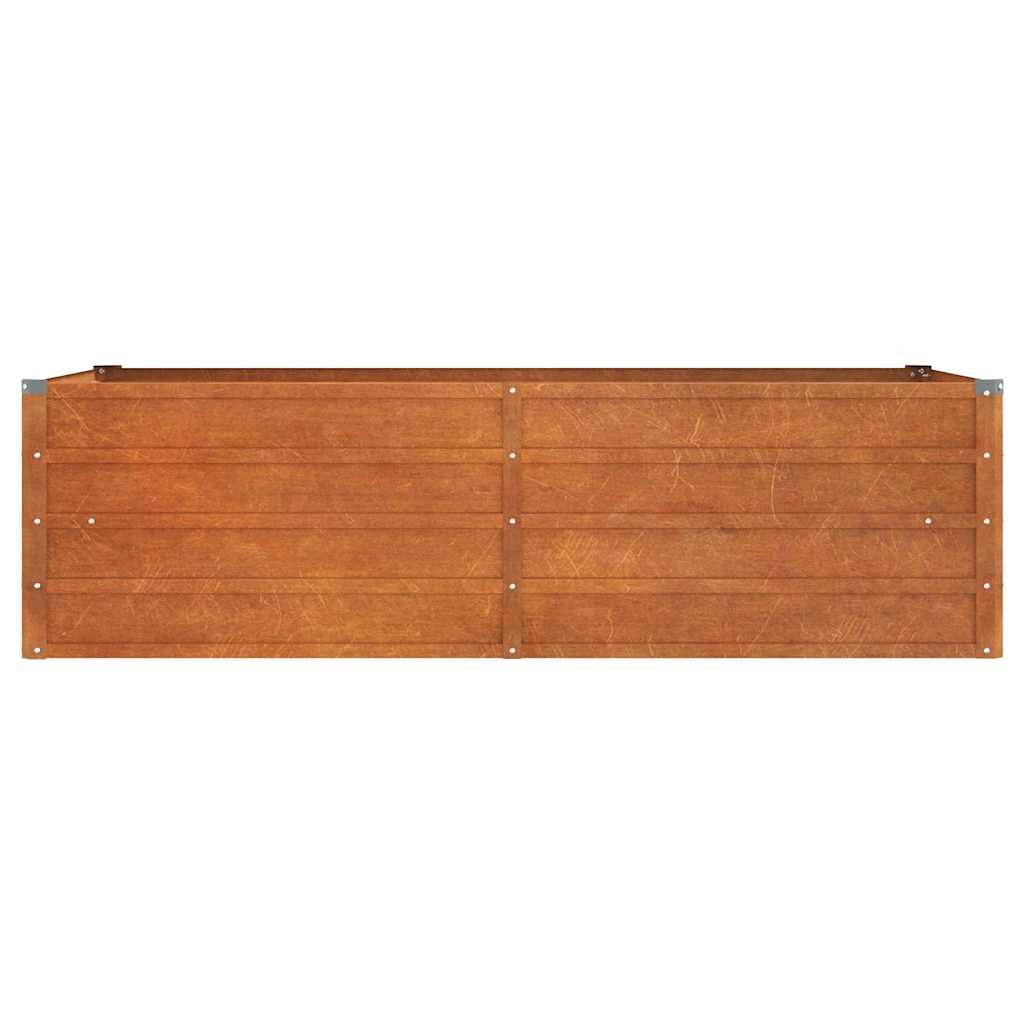 Garden Raised Bed Rusty 160x80x45 cm Corten Steel