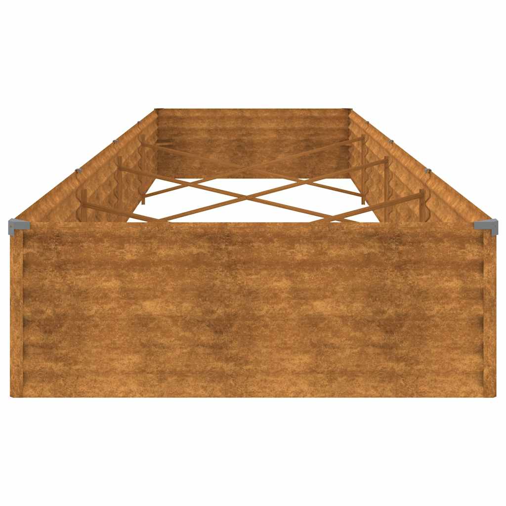 Garden Raised Bed 387x100x36 cm Corten Steel