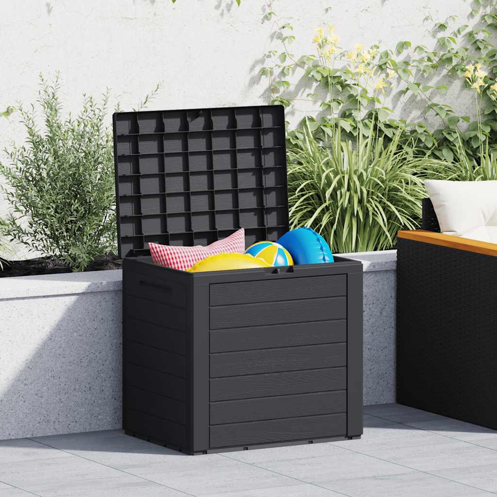 Garden Storage Box Anthracite 58.5x46x55 cm Polypropylene