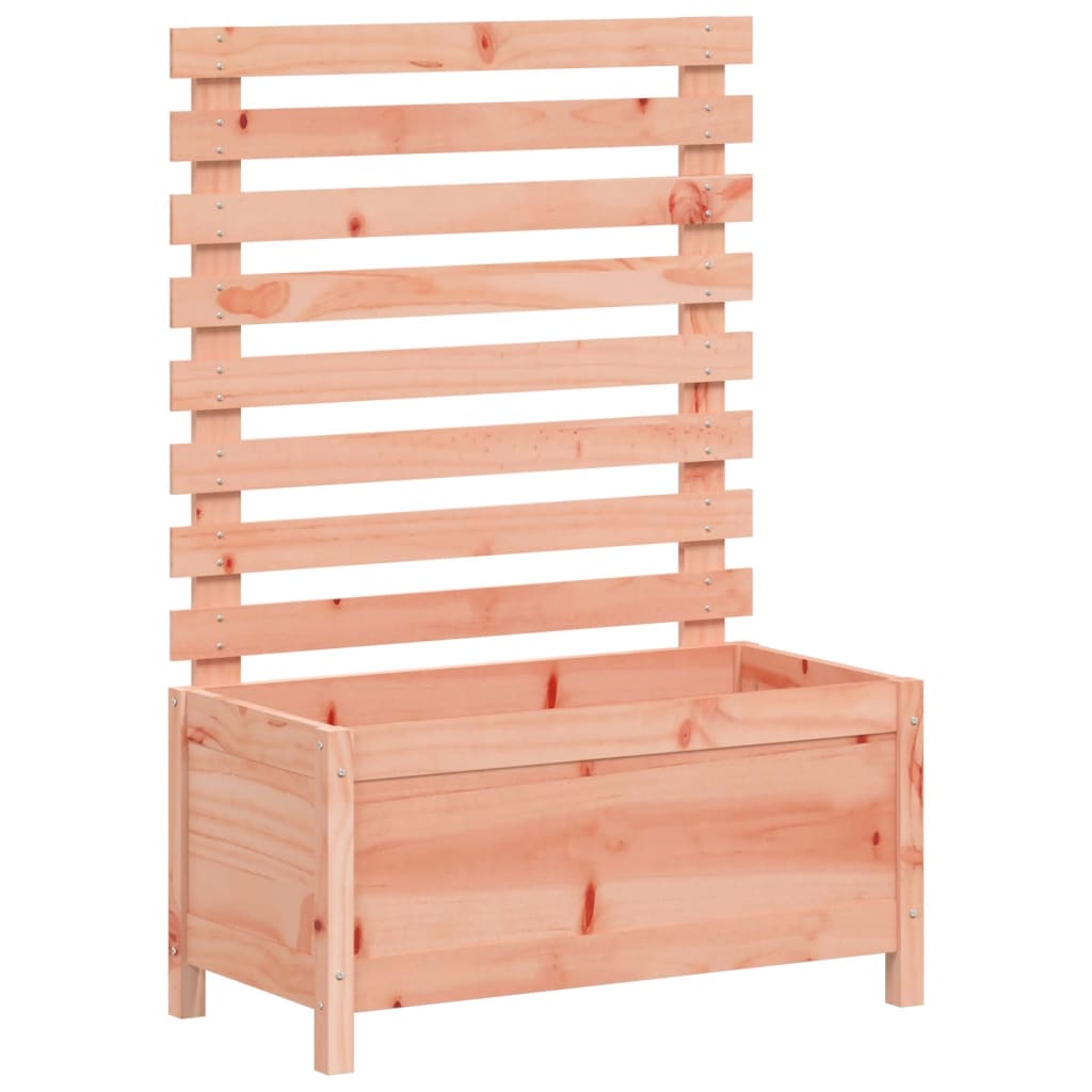 Garden Planter with Rack 79x39.5x114 cm Solid Wood Douglas