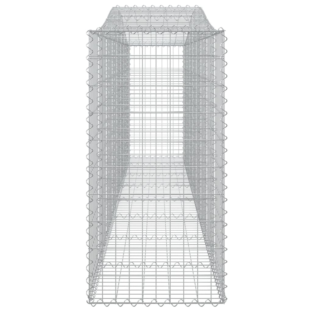 Arched Gabion Baskets 5 pcs 400x50x100/120 cm Galvanised Iron