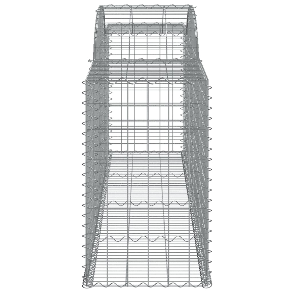 Arched Gabion Baskets 20 pcs 300x50x80/100 cm Galvanised Iron