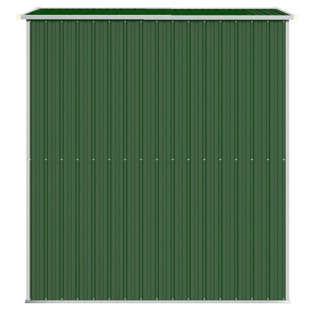 vidaXL Garden Shed Green 192x191x223 cm Galvanised Steel
