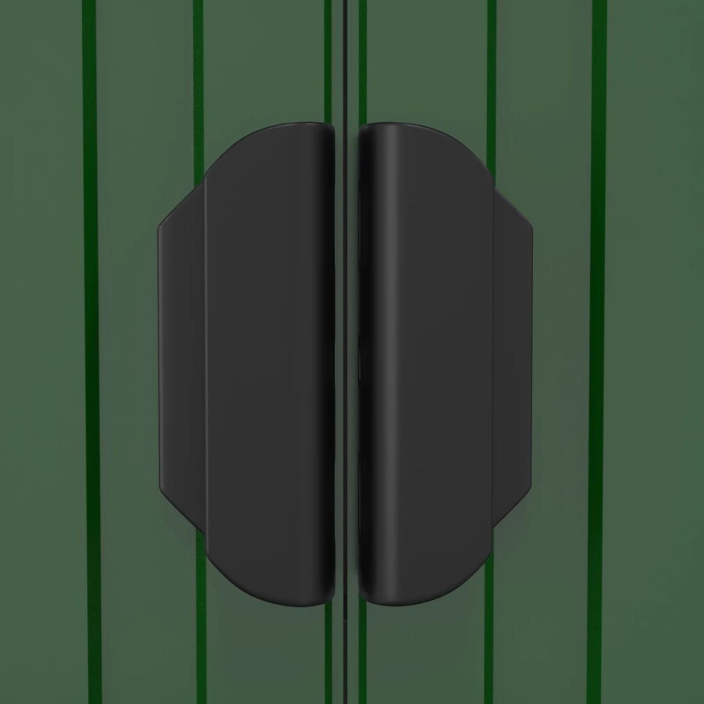 vidaXL Garden Shed Green 192x606x223 cm Galvanised Steel