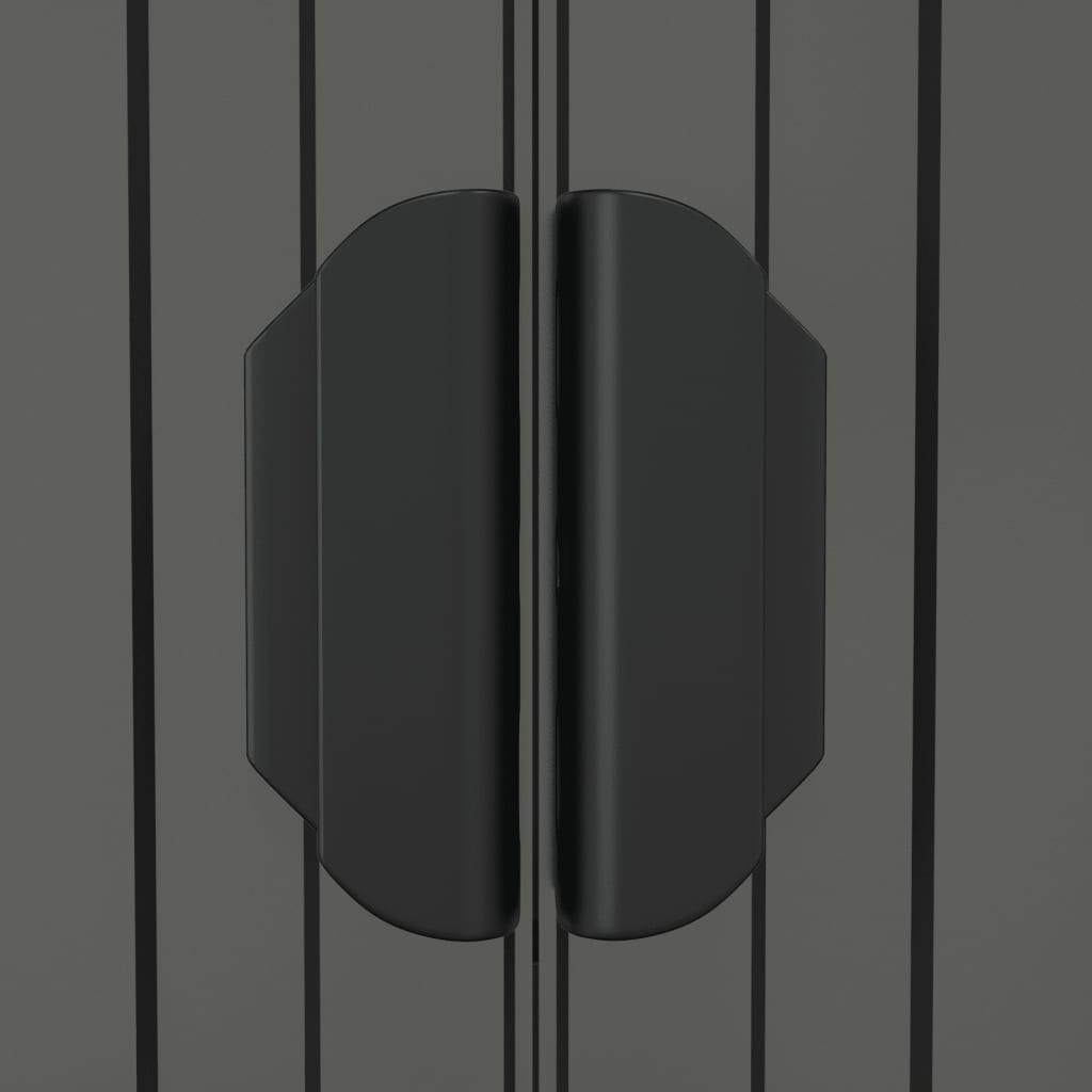 vidaXL Garden Shed Light Grey 192x440x223 cm Galvanised Steel