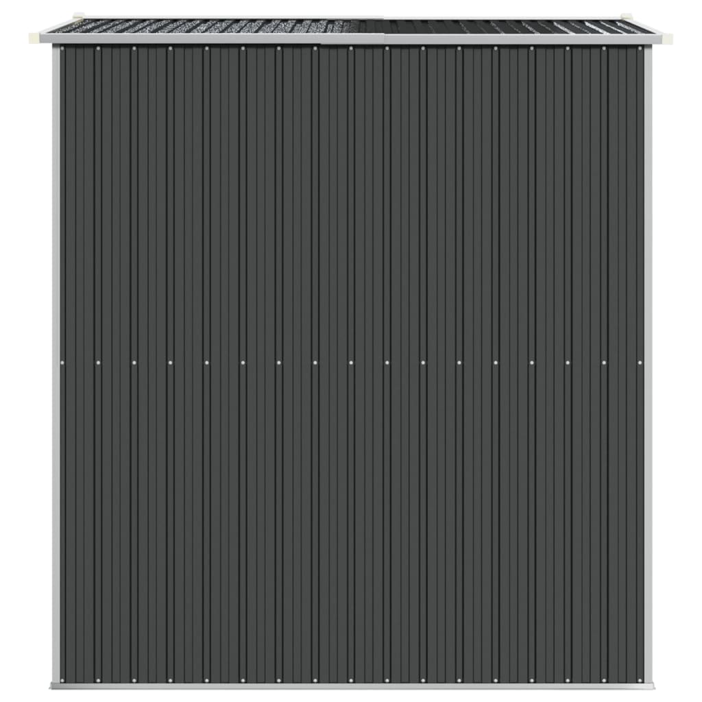 vidaXL Garden Shed Anthracite 192x191x223 cm Galvanised Steel