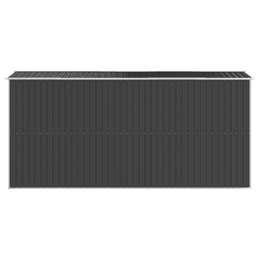 vidaXL Garden Shed Anthracite 192x440x223 cm Galvanised Steel