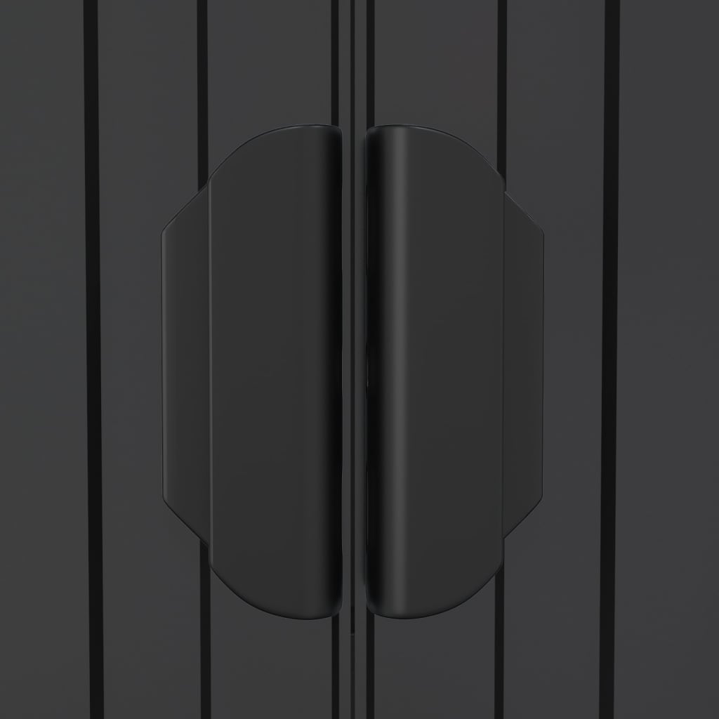 vidaXL Garden Shed Anthracite 192x772x223 cm Galvanised Steel