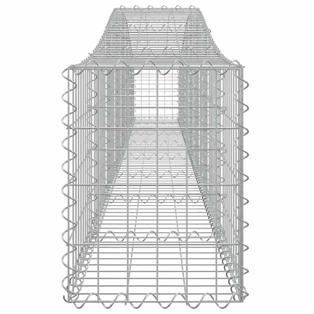 Arched Gabion Basket 400x30x40/60 cm Galvanised Iron
