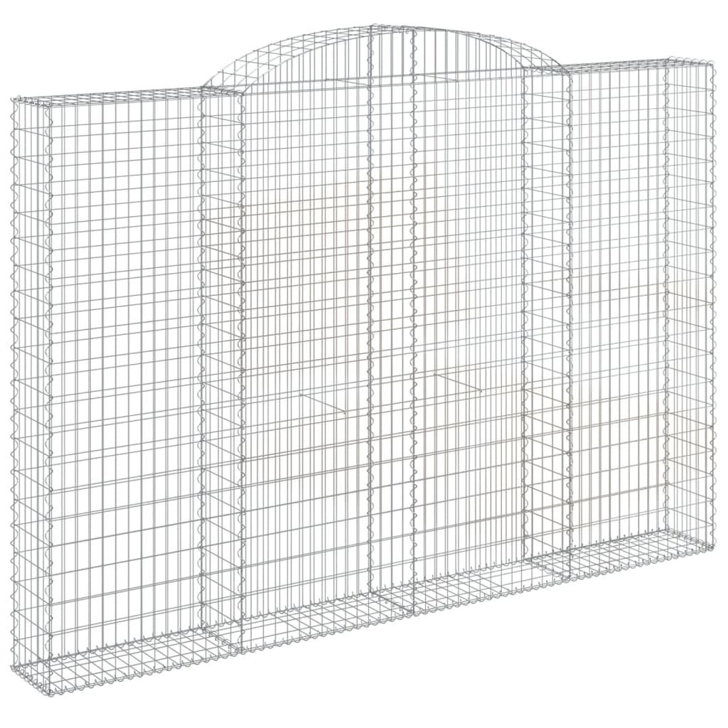 Arched Gabion Basket 300x30x200/220 cm Galvanised Iron