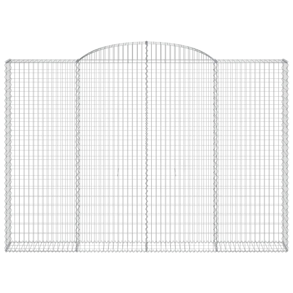 Arched Gabion Basket 300x30x200/220 cm Galvanised Iron