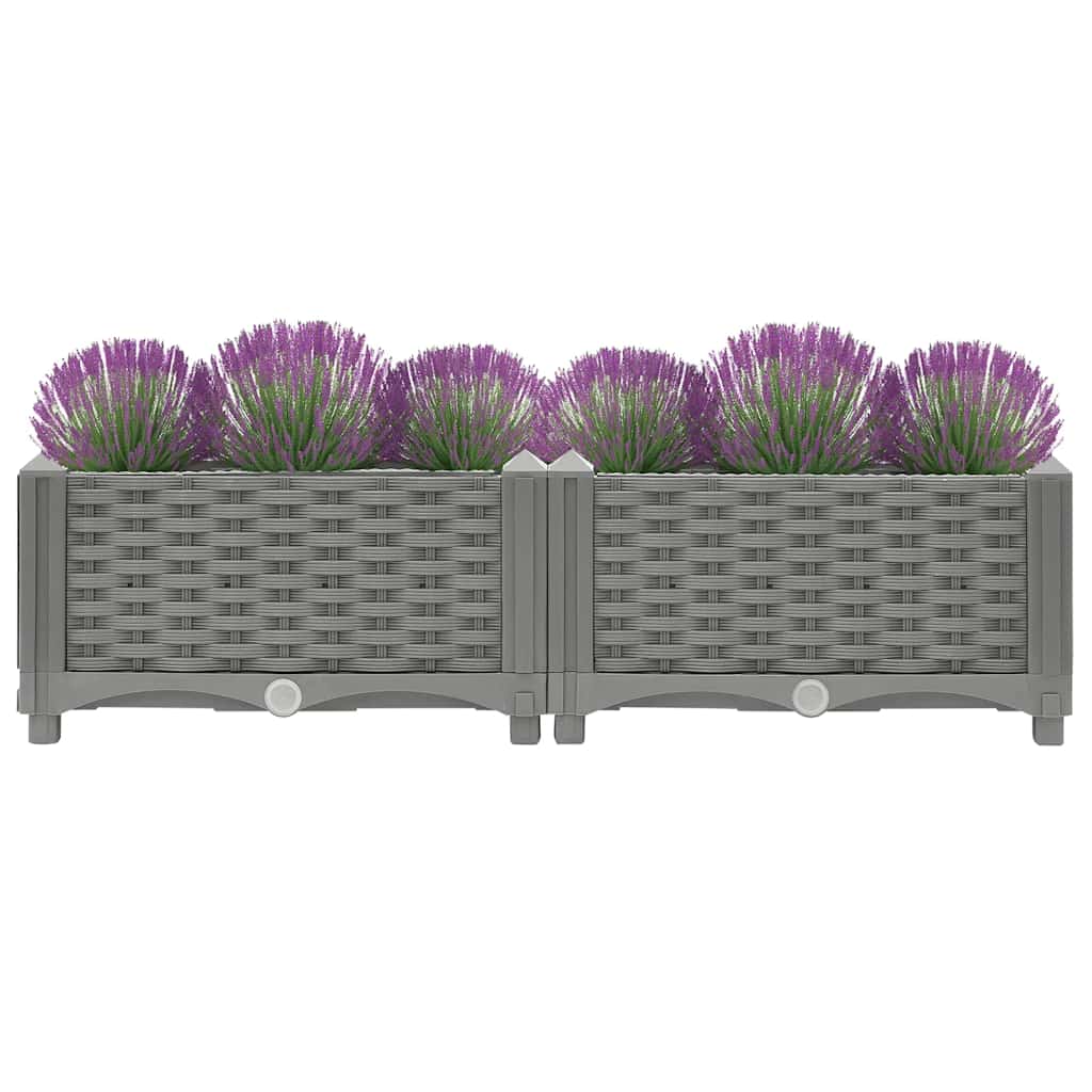 Raised Bed 80x40x23 cm Polypropylene
