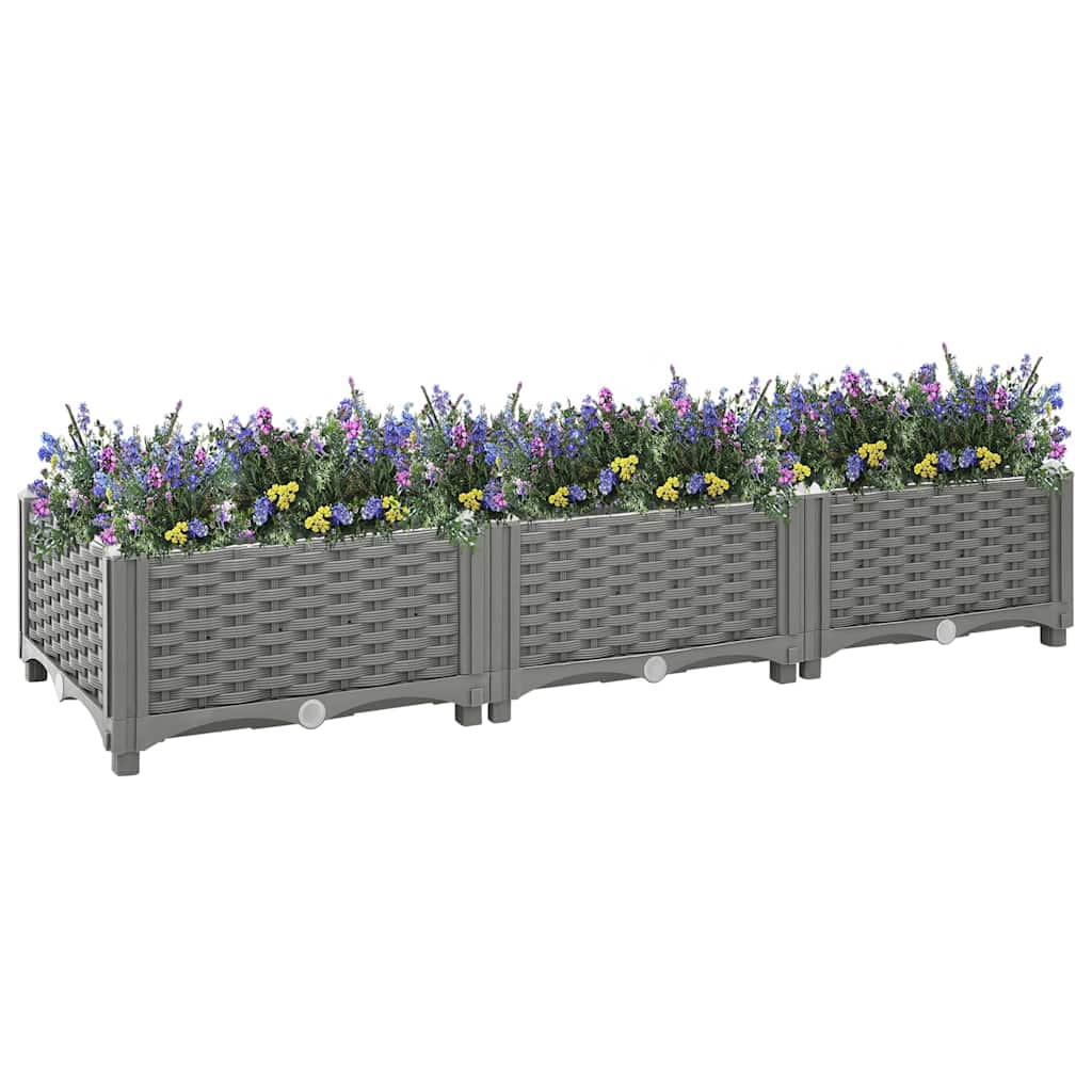 Raised Bed 120x40x23 cm Polypropylene