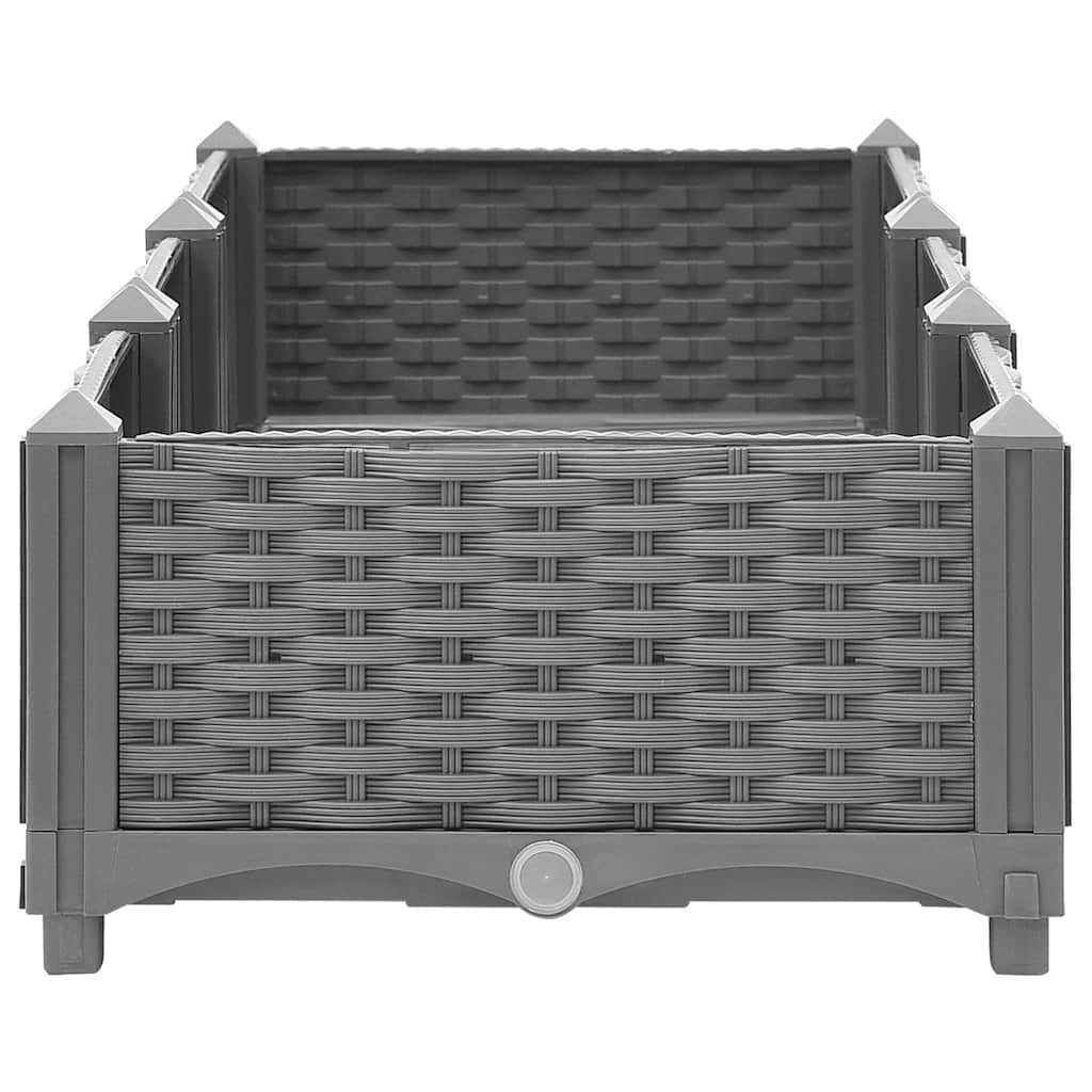 Raised Bed 120x40x23 cm Polypropylene