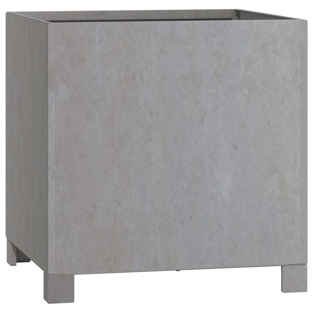 Planter with Legs Rusty 40x40x40 cm Corten Steel