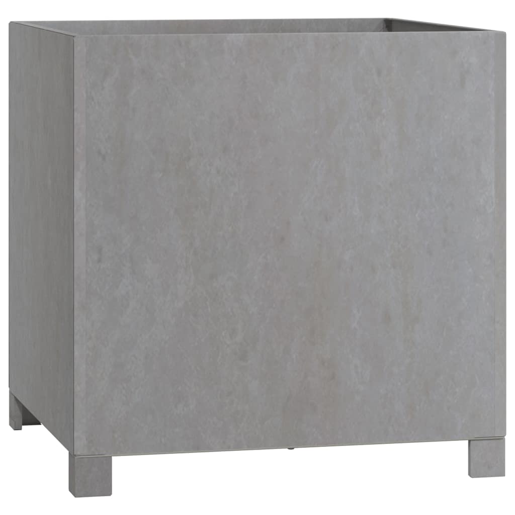 Planter with Legs Rusty 50x50x50 cm Corten Steel