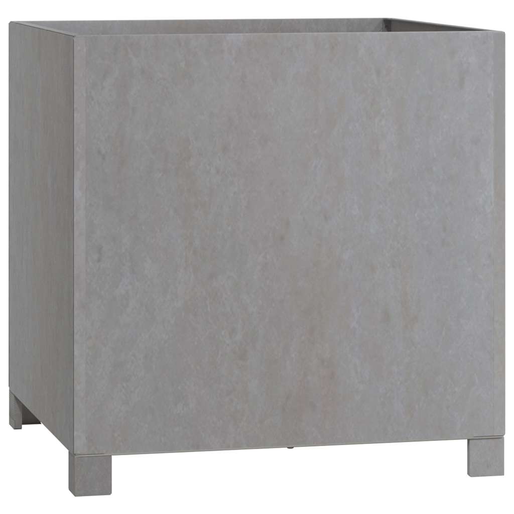 Planters with Legs 2 pcs Rusty 50x50x50 cm Corten Steel