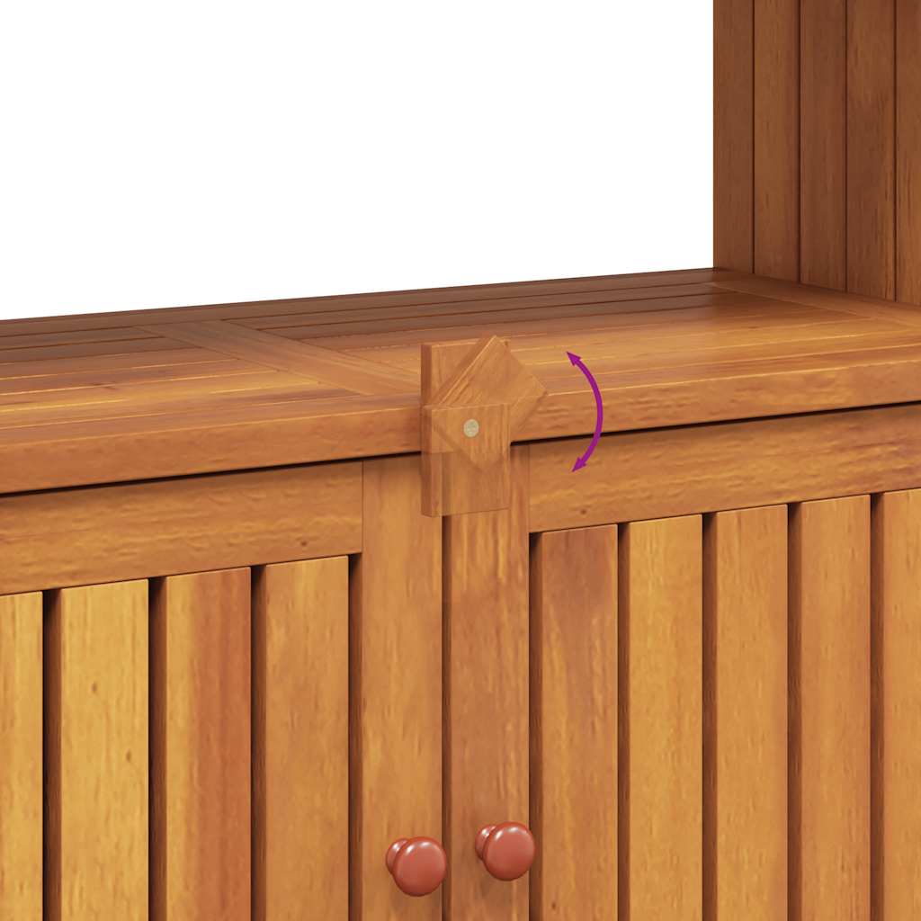 Garden Console Table 80x35x75 cm Solid Wood Acacia