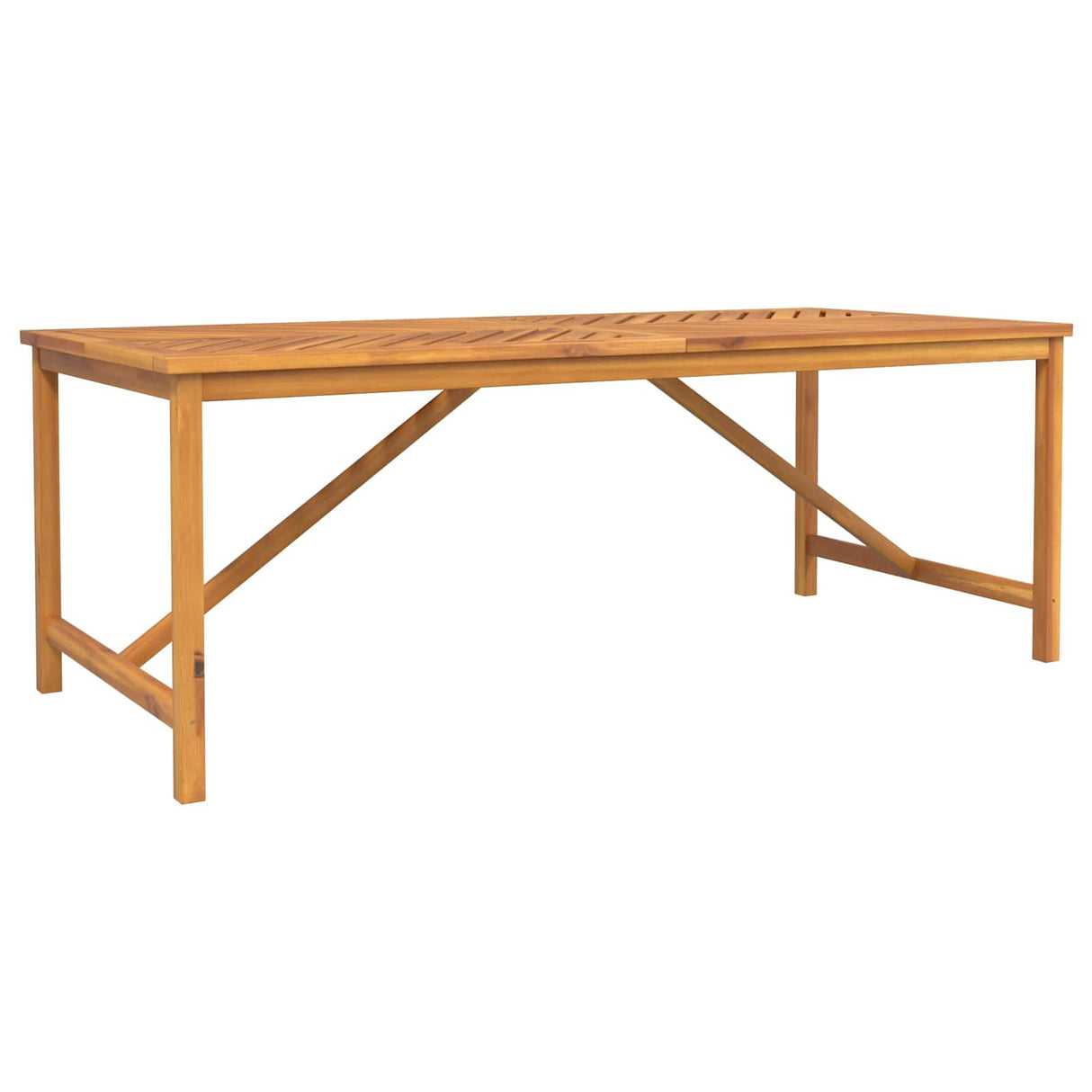 Garden Dining Set 5 pcs Brown Solid Acacia Wood