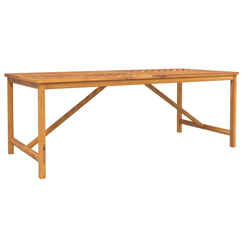 Garden Dining Set 9 pcs Brown Solid Acacia Wood