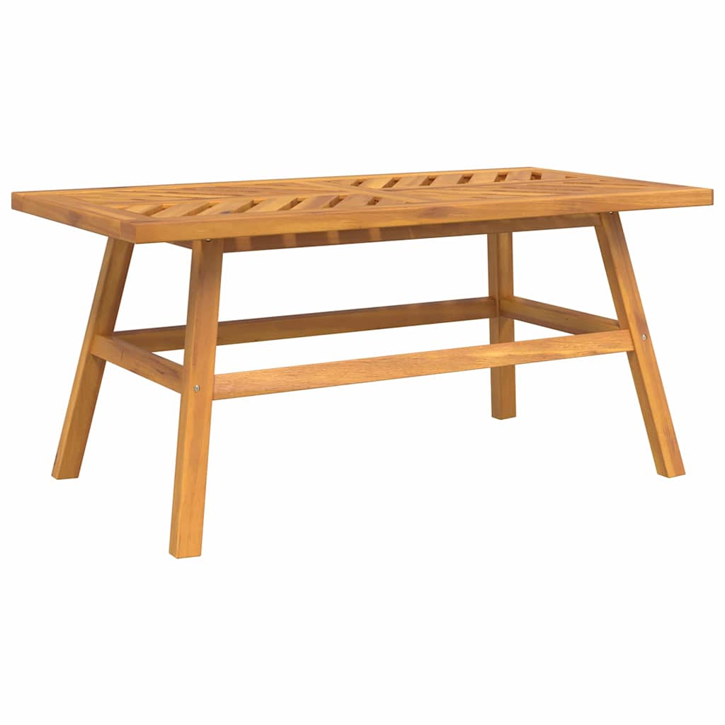 Garden Lounge Set 3 pcs Brown Solid Acacia Wood