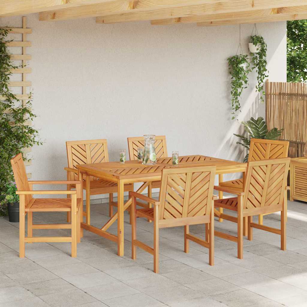 Garden Dining Chairs 6 pcs Brown 59 x 62.5 x 89 cm