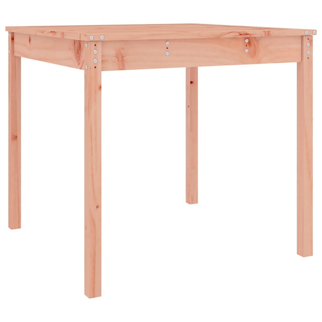 Garden Table 82.5x82.5x76 cm Solid Wood Douglas