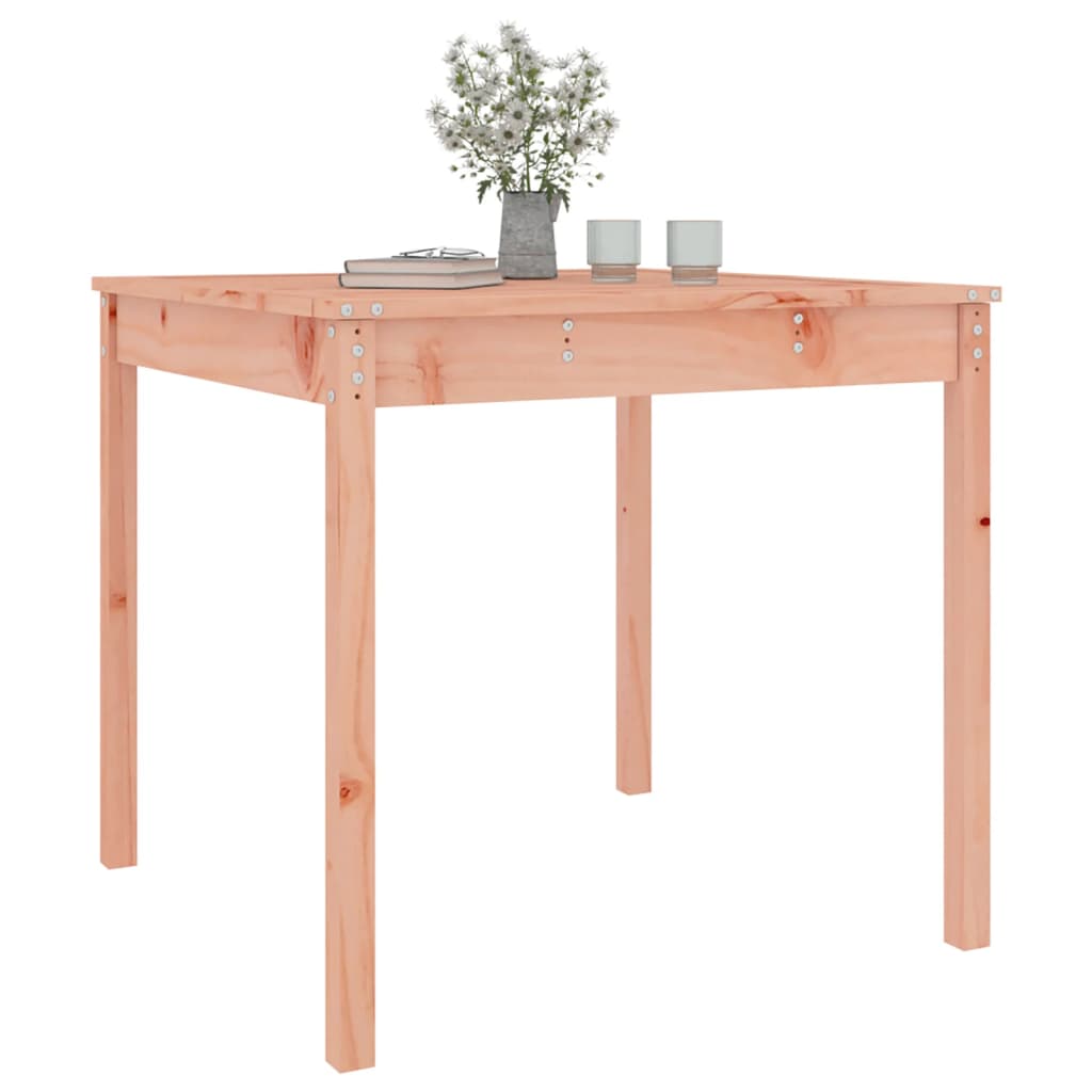 Garden Table 82.5x82.5x76 cm Solid Wood Douglas