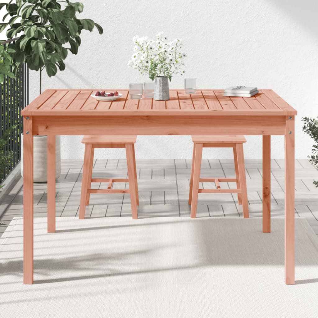 Garden Table 121x82.5x76 cm Solid Wood Douglas
