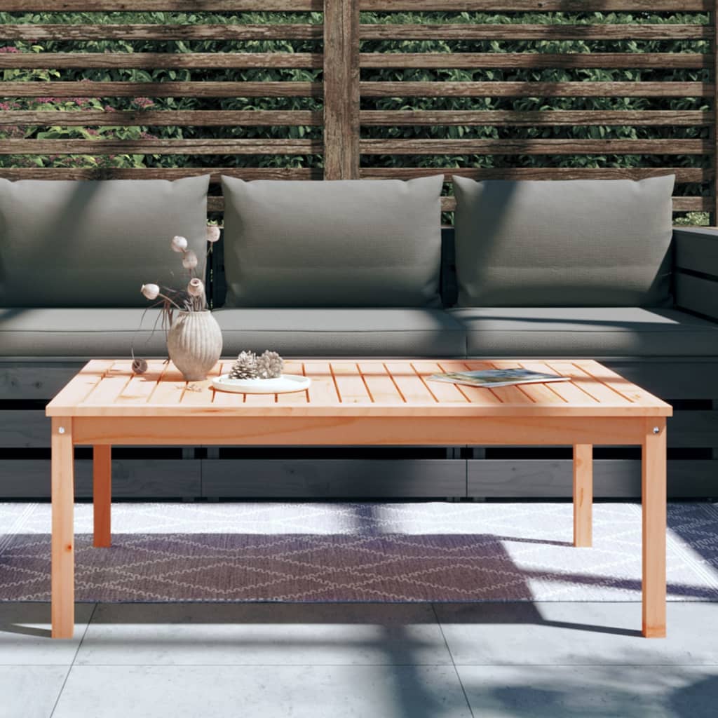 Garden Table 121x82.5x45 cm Solid Wood Douglas