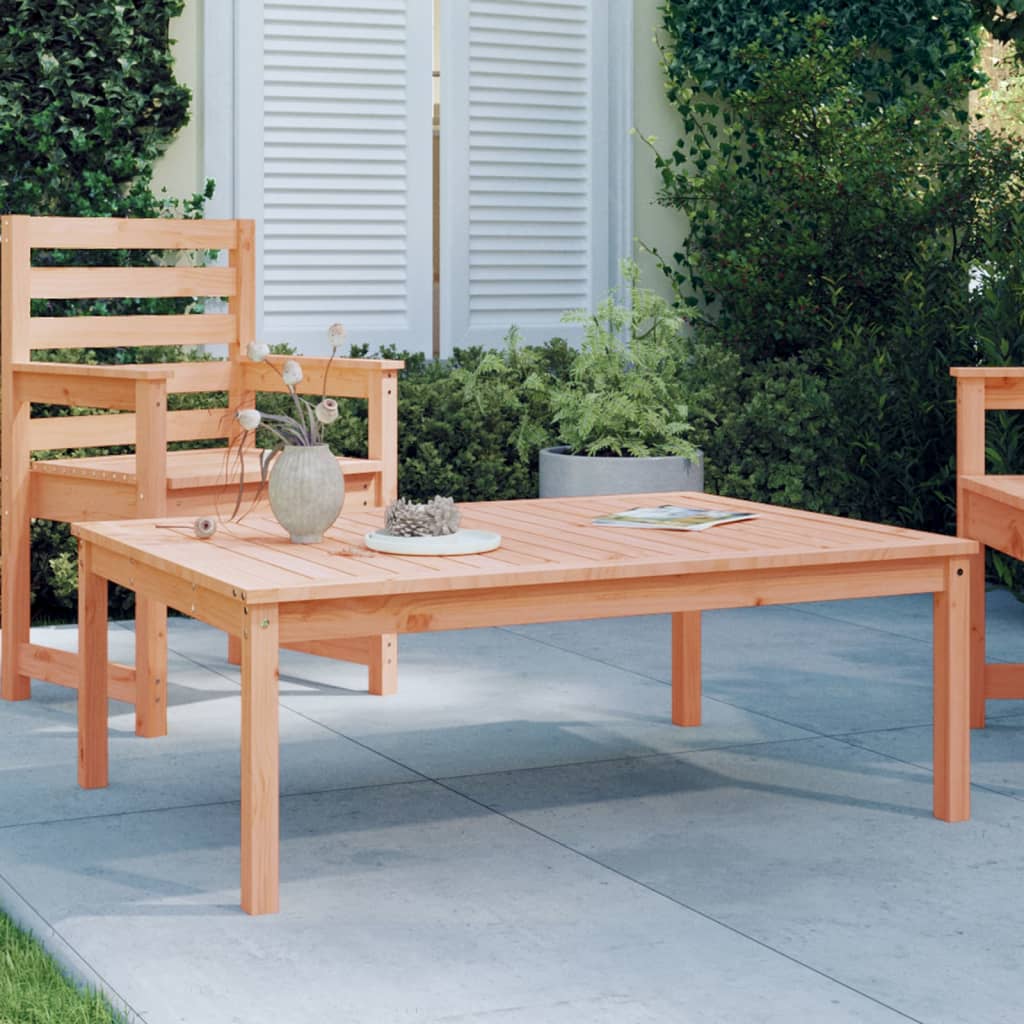 Garden Table 121x82.5x45 cm Solid Wood Douglas