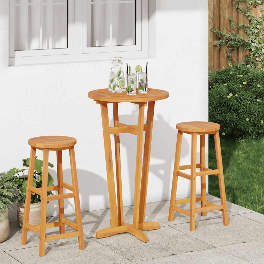 Garden Bar Table Ø60x105 cm Solid Wood Acacia