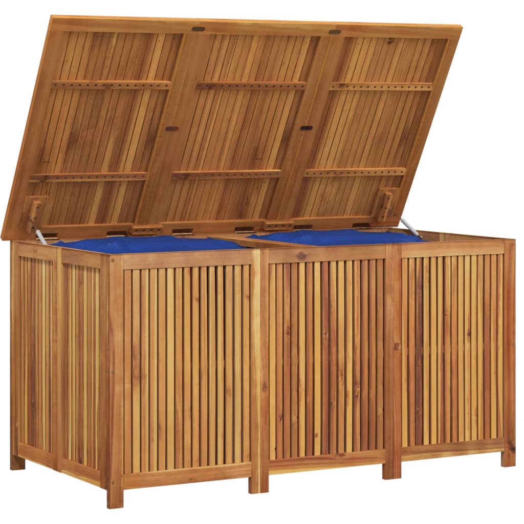 Garden Storage Box 150x80x75 cm Solid Wood Acacia