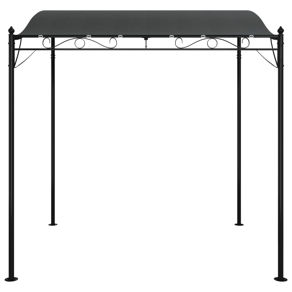 Canopy Anthracite 2x2.3 m 180 g/m² Fabric and Steel