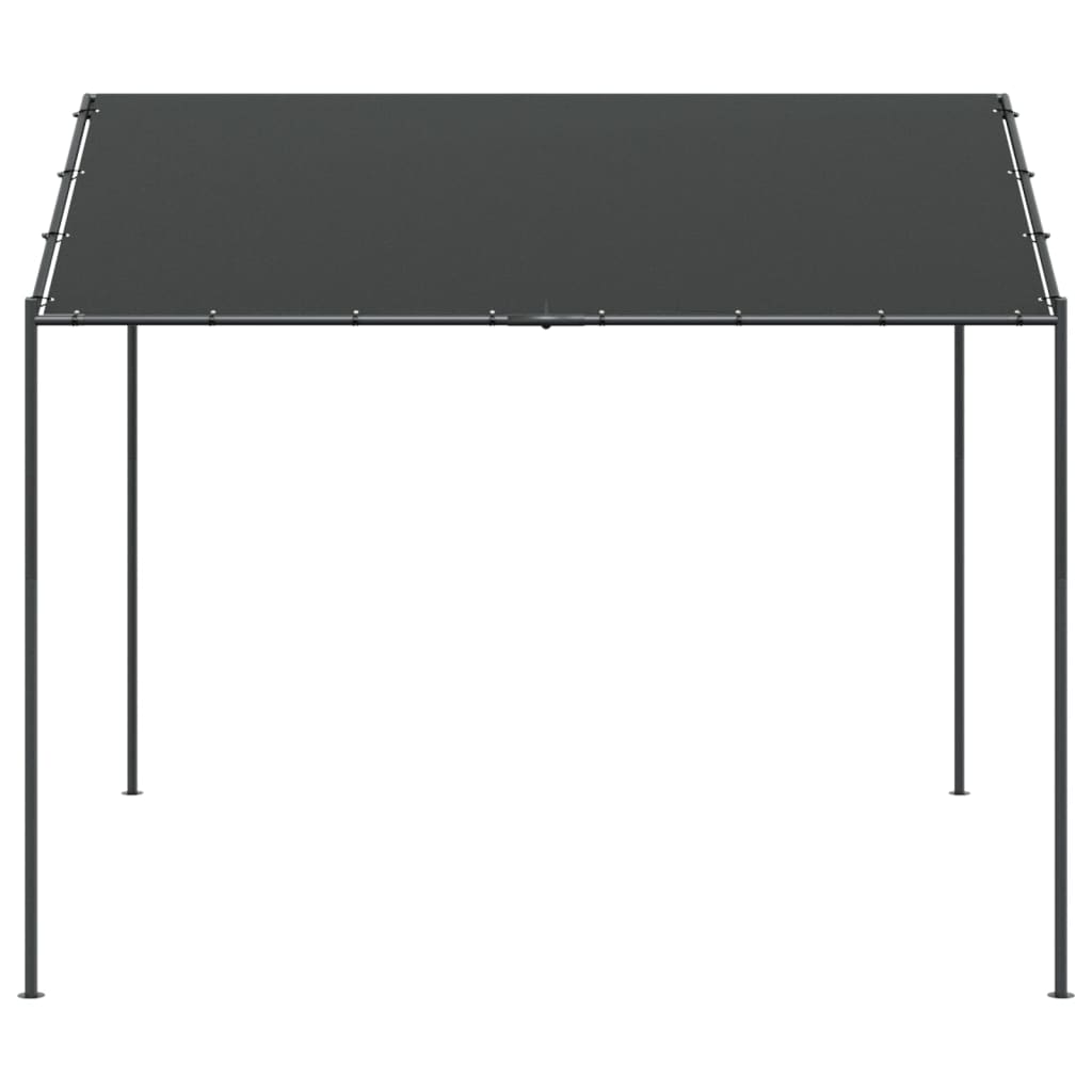 Canopy Tent Anthracite 4x4 m Steel and Fabric